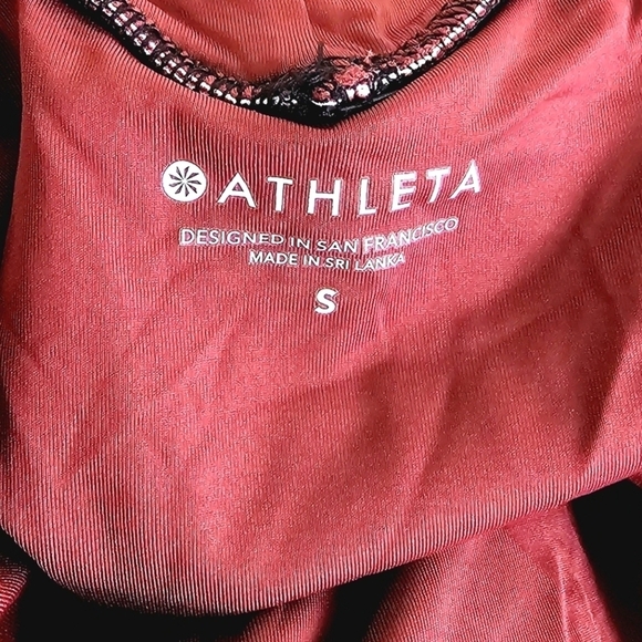 ATHLETA Sculpted Sienna One Piece Brown/Black Adjustable Straps Women's Size S - Picture 9 of 10